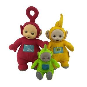 LOT DE 4 peluches Teletubbies environ 30cm Neuve EUR 69,00 - FR